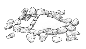 sketch of tent ring